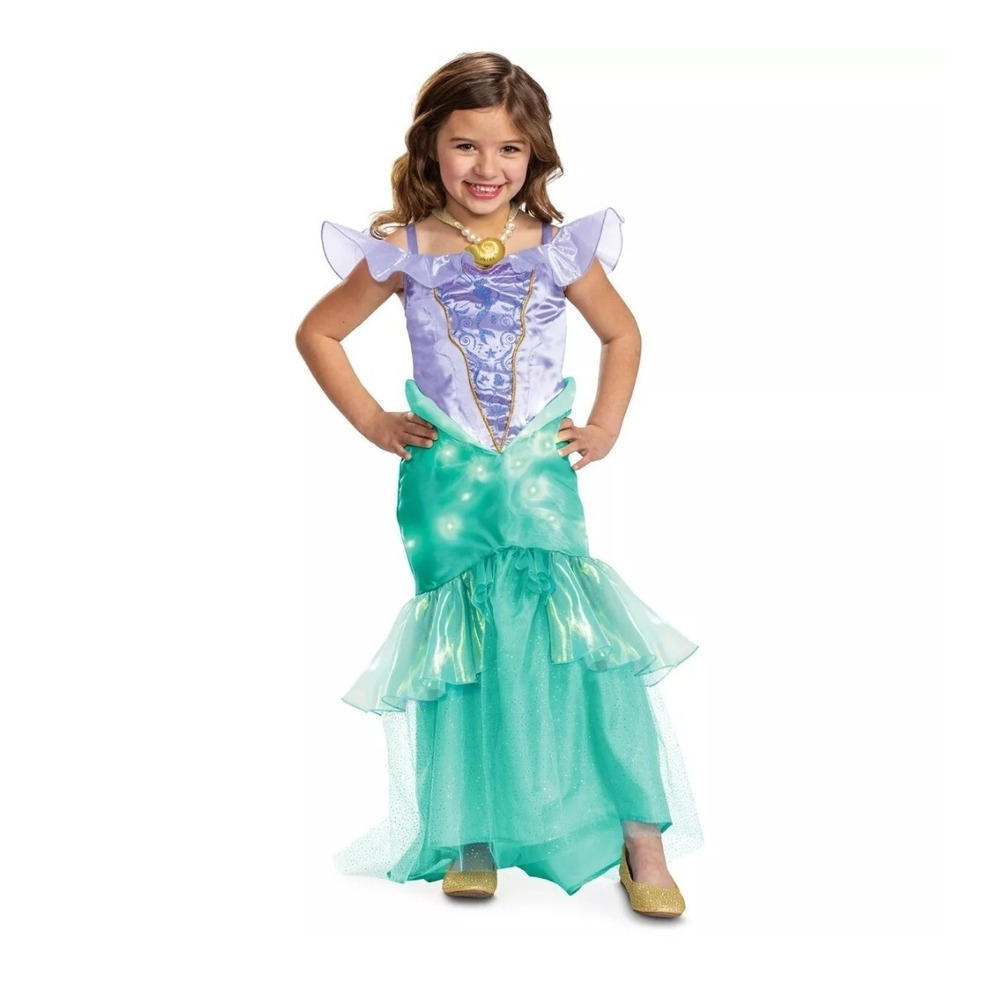 Disguise Licensed Disney Princess Ariel Light Sound Prestige Child Girls 8-10